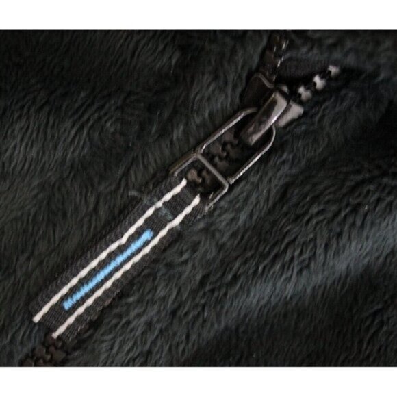 LL Bean Womens Luxe Jacket Vest Recycled Fleece Snow Hiking Ski Black Size 2XL - Picture 3 of 13